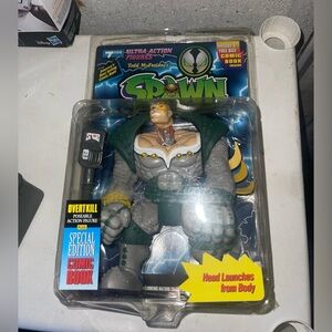 NIB Spawn Overtkill with Special Edition Comic Book